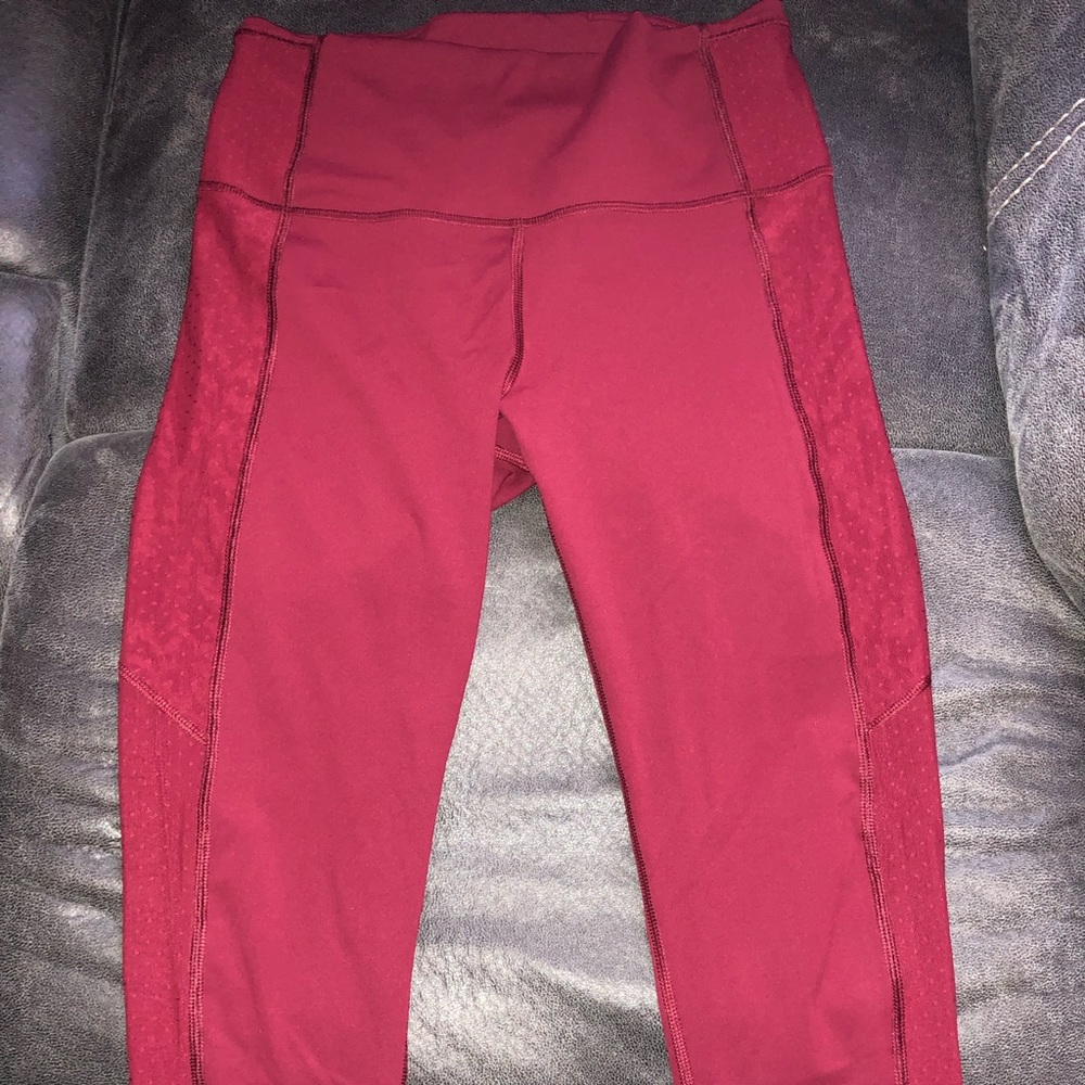 Lululemon Maroon Leggings